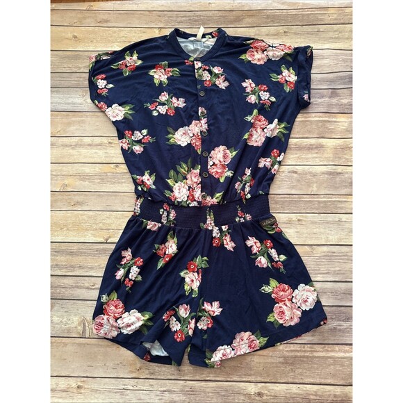 Matilda Jane Romper Women's Small Blouson Floral Brilliant Daydream Be Bold - Picture 3 of 9